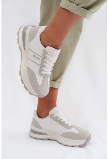 Dámské sportovní tenisky Big Star HI-POLY SYSTEM – bílo-šedé