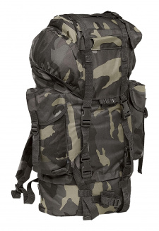 Nylonový vojenský batoh darkcamo