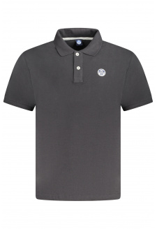 NORTH SAILS POLO MANICHE CORTE UOMO NERO