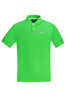 NORTH SAILS POLO MANICHE CORTE UOMO VERDE