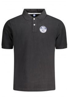 NORTH SAILS POLO MANICHE CORTE UOMO NERO