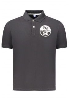 NORTH SAILS POLO MANICHE CORTE UOMO NERO