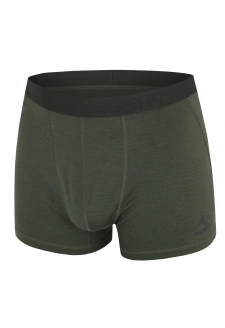 Pánské merino termo boxerky Mex M green