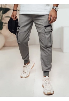 Spodnie męskie cargo szare Dstreet UX4472