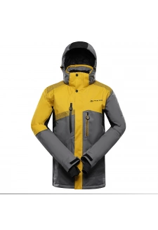 Pánská lyžařská bunda ALPINE PRO DEAR 2 lemon curry