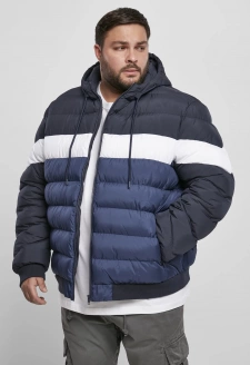 Bunda Colorblock Bubble Jacket půlnoční/tmavě modrá