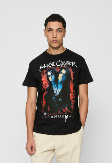 Alice Cooper Paranormal Splatter Adult Black Tee černé