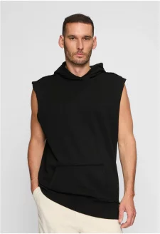Open Edge Sleeveless Hoody černá