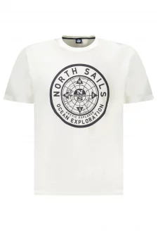 Pánské tričko NORTH SAILS - bílé
