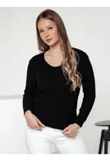 Dámský svetr LAVIRTA černý Dstreet MY2392