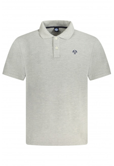 NORTH SAILS POLO MANICHE CORTE UOMO GRIGIO