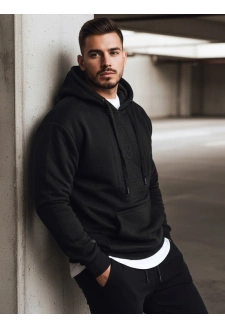 Bluza męska czarna Dstreet BX5933