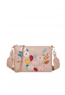 Dámská kabelka Vuch Lylann Flowers Beige