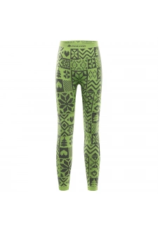 Dětské funkční prádlo - kalhoty ALPINE PRO LESSO acid lime