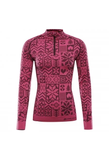 Dámské funkční prádlo - triko ALPINE PRO SEAMA fuchsia fedora