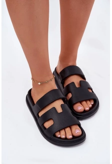 Dámské pěnové pantofle – černé