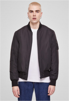 Recyclet Basic Bomber Jacket černá