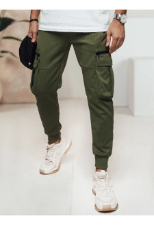 Spodnie męskie cargo zielone Dstreet UX4471