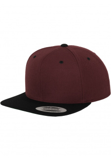 Klasický Snapback 2-Tone kaštanová/blk