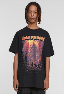 Luxusní tričko X Iron Maiden Shadow of the Valley Oversize černé