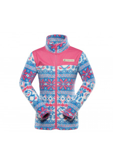 Dětská mikina supratherm ALPINE PRO EFLINO pink cosmos varianta pd