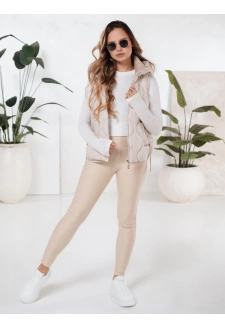 Legginsy damskie beżowe Dstreet UY2731