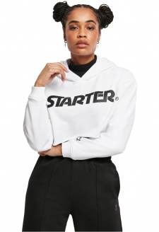 Ladies Starter Cropped Hoody bílá