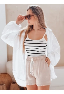 Spodenki damskie HOT VIBE khaki Dstreet SY0441