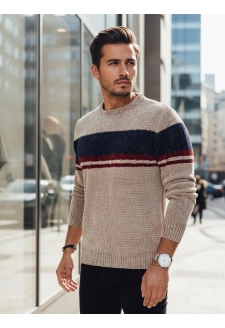 Sweter męski brązowy Dstreet WX2243z