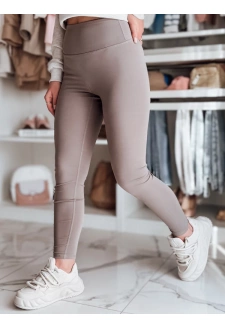 Legginsy damskie z wysokim stanem ACTIVIS ciemnoszare Dstreet UY2597