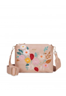 Dámská kabelka Vuch Coalie Flowers Beige