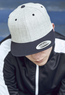 Klasický Snapback 2-Tone heather/navy