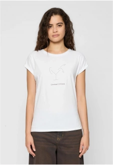 Ladies Cocktail O'Clock Tee bílé
