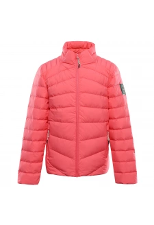 Dívčí péřová bunda ALPINE PRO RETERO calypso coral