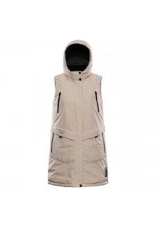 Dámská vesta ALPINE PRO HARDA 2 shifting sand