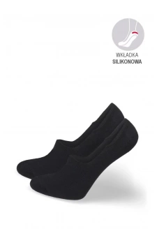 Dámské mikro-kotníkové bambusové ponožky – černé