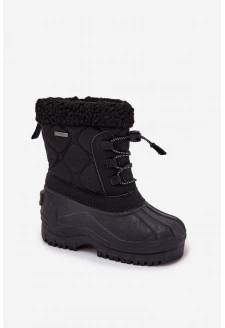 Dětské zateplené sněhule na zip Big Star – černé