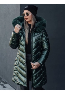 Kurtka zimowa damska pikowana BELLATRIX zielona Dstreet TY4591