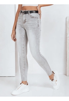 Jeansy damskie rurki szare Dstreet UY2802