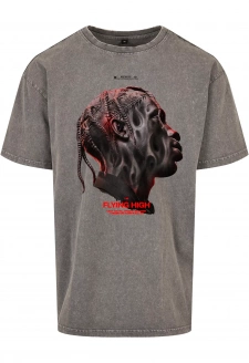 Flying High Oversize Tričko lehké asfaltové