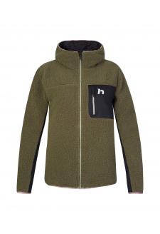 Dámská hřejivá mikina Hannah KOALA HOODY ivy green/anthracite