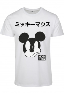 Mickey japonské tričko bílé