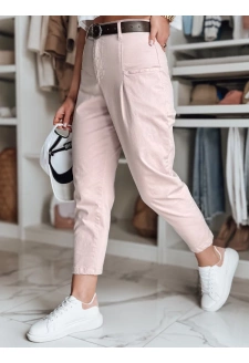 Spodnie damskie chinosy CHINOSKA różowe Dstreet UY2554