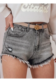 Spodenki damskie jeansowe SHORT LIFE szare Dstreet SY0478