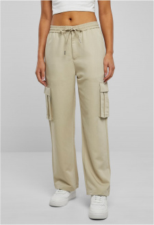 Dámské kalhoty Vicose Straight Leg Cargo Pants beton