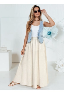 Spódnica CISTAL beżowa Dstreet CY0452