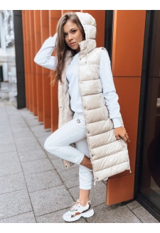 Kamizelka pikowana damska GANTINI biała Dstreet TY5488