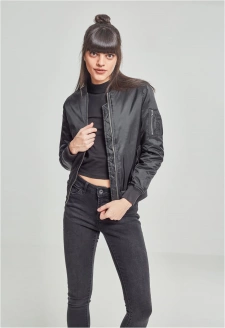 Dámská bunda Basic Bomber Jacket černá