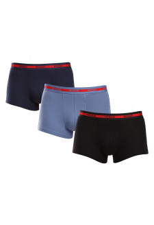 3PACK pánské boxerky HUGO vícebarevné