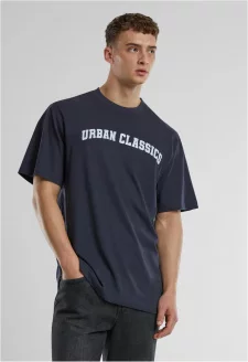 Pánské tričko UC College Logo námořnická modrá